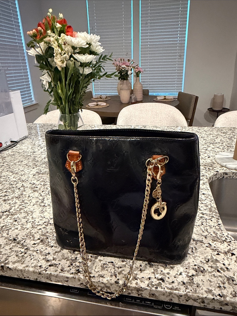 Louis Vuitton Vernis Black Patent Tote | Restored